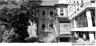 In the last 5 years developers have destroyed approximately 12-14 affordable, small-scale mixed-use commercial and residential buildings in a single block next to the Halifax Common's Victoria Park to build highrises.